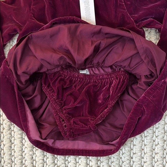 Gymboree Velvet Burgundy Kids Dress - Picture 3 of 7